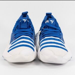 adidas Blue and White Athletic Shoes